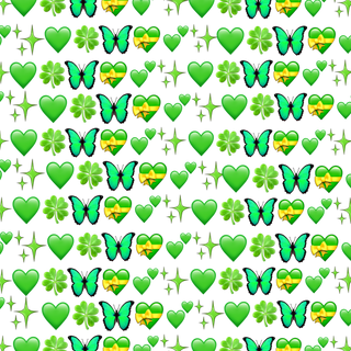 Green Emoji wallpaper