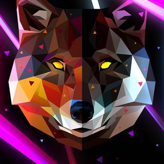 Wolf iPhone 13 Pro Max wallpaper