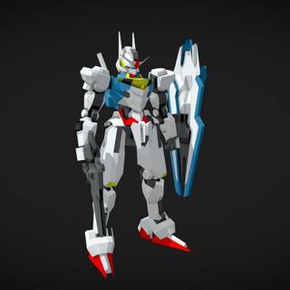 Gundam Aerial desktop wallpaper
