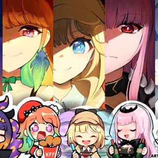 Hololive Myth wallpaper