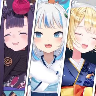 Hololive Myth wallpaper