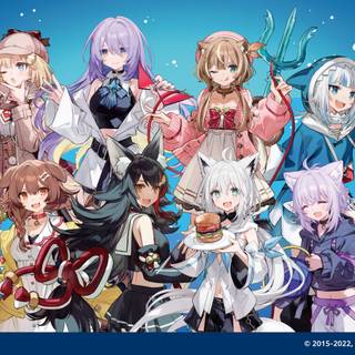 Hololive Myth wallpaper