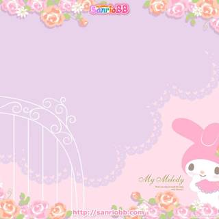 My Melody laptop wallpaper
