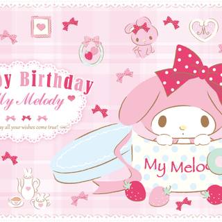 My Melody laptop wallpaper