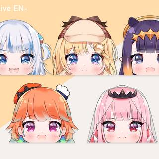 Hololive Myth wallpaper