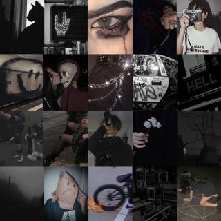 Emo collage wallpaper