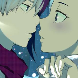 Shoto and Momo wallpaper