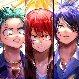 Shoto and Momo wallpaper