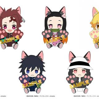 Tanjiro cat wallpaper