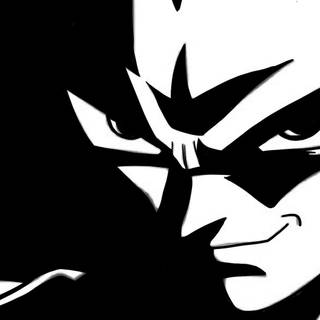 Vegeta black and white wallpaper