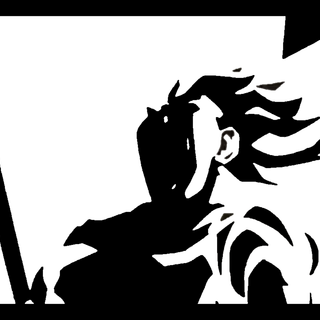 Vegeta black and white wallpaper