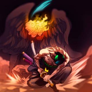 Zoro vs King wallpaper