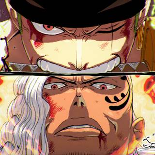 Zoro vs King wallpaper