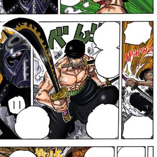 Zoro vs King wallpaper