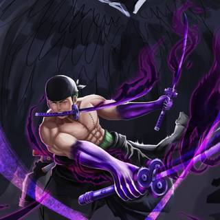 Zoro vs King wallpaper