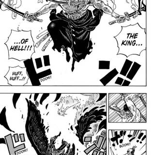 Zoro vs King wallpaper