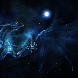 Cosmic dragon wallpaper