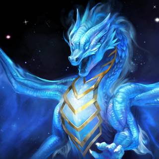 Cosmic dragon wallpaper