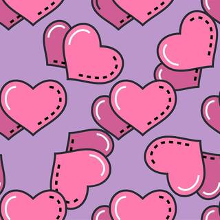 Aesthetic heart laptop wallpaper