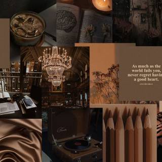 Laptop brown wallpaper