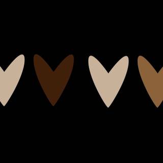 Aesthetic heart laptop wallpaper