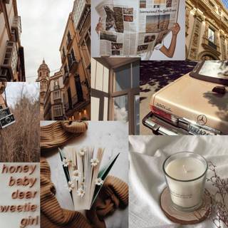 Laptop brown wallpaper