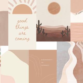 Laptop brown wallpaper