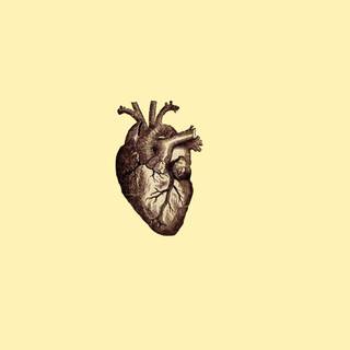 Aesthetic heart laptop wallpaper