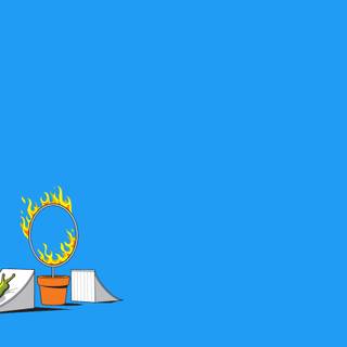 Minimal funny wallpaper