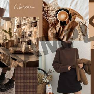 Laptop brown wallpaper