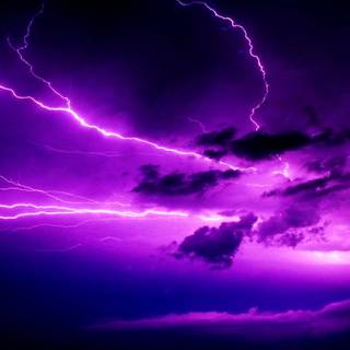 Lightning aesthetic computer wallpaper