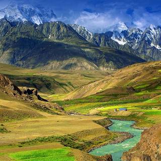 Green river wallpaper