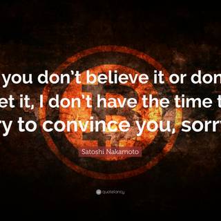 Satoshi Nakamoto wallpaper