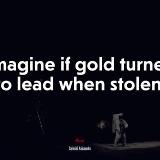 Satoshi Nakamoto wallpaper