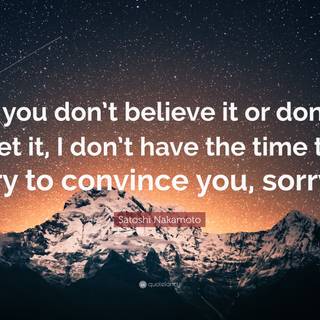 Satoshi Nakamoto wallpaper