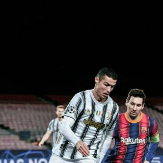 Ronaldo and Messi together wallpaper