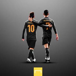 Ronaldo and Messi together wallpaper