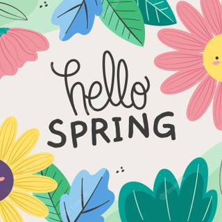 Pretty spring laptop wallpaper