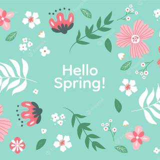 Pretty spring laptop wallpaper