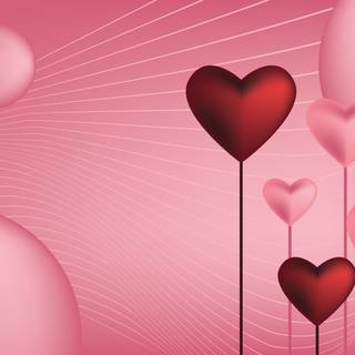 Valentine Day illustration wallpaper