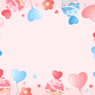 Cute blue Valentines wallpaper