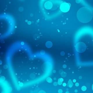 Cute blue Valentines wallpaper