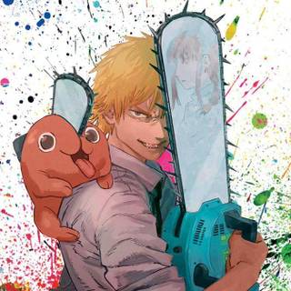 Chainsaw Man Pochita desktop wallpaper