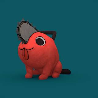 Pochita desktop wallpaper