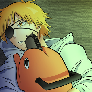 Chainsaw Man Pochita desktop wallpaper