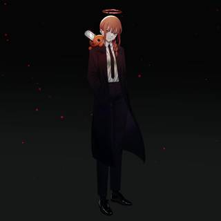 Pochita desktop wallpaper