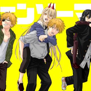 Pochita desktop wallpaper