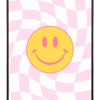 Preppy smile face wallpaper