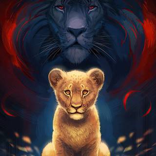Lion King iPhone wallpaper