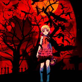 PS4 anime Red wallpaper